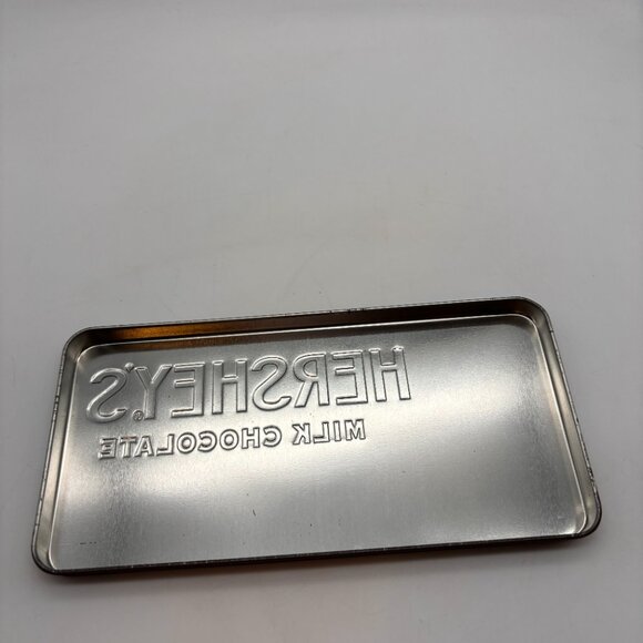 Vintage Hershey's Milk Chocolate Retro Flat Rectangular Collectible Tin - Picture 15 of 16